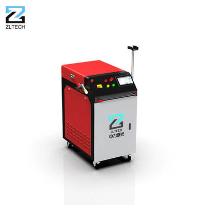 Oil 1000w 1500w Fiber Laser Cleaner Hệ thống làm mát bằng nước loại bỏ rỉ sét